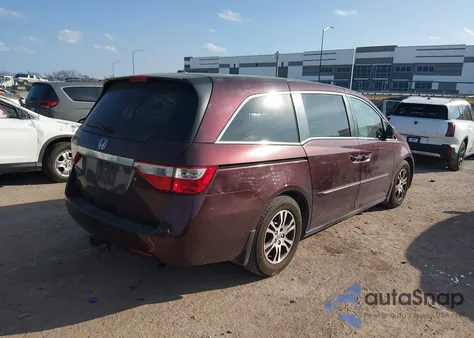 2011 Honda Odyssey Ex-L z USA, uszkodzony, nr VIN 5FNRL5H66BB083927